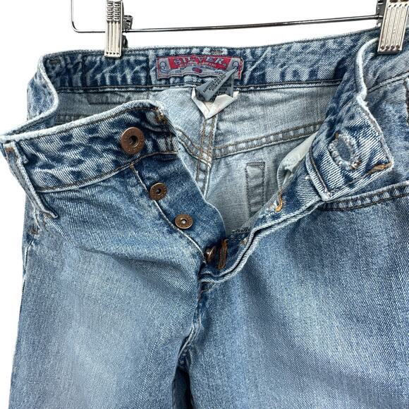 VTG Silver Jean 28x31 Straight Med Wash Y2K Street Western Casual Basic Grunge - Picture 5 of 16